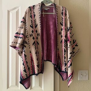 Flying Tomato Plum Knit Sweater with Coral Logo